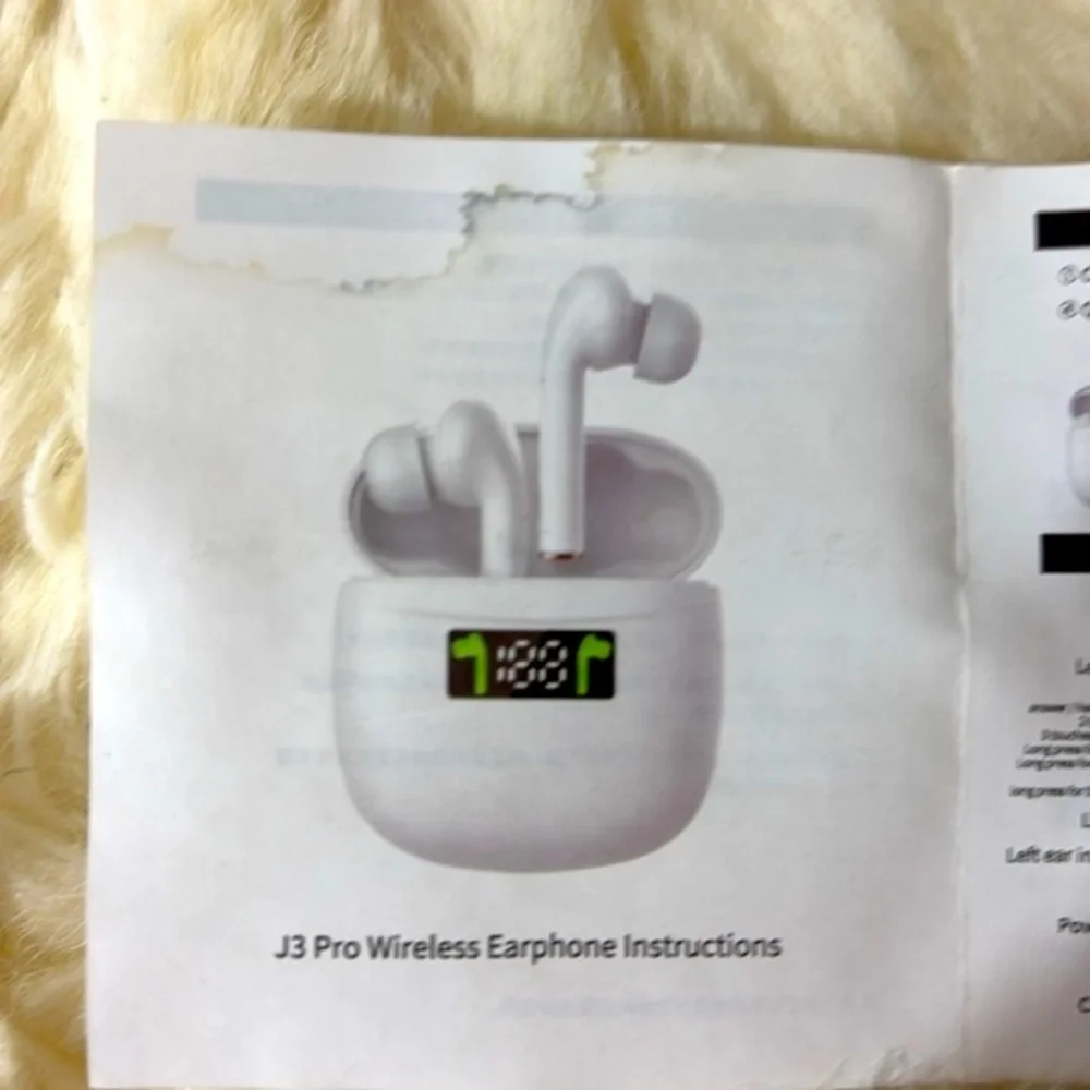 J3 Pro earbuds charger free* with purchase 🎁